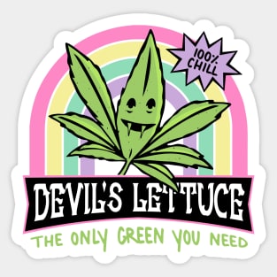 Devil's Lettuce Sticker
